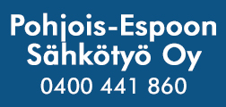 Pohjois-Espoon Sähkötyö Oy logo